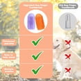 thumbnail image 4 of Tiantian Baodan 8 Pack Dog Toothbrush for Dog Teeth Full Surround Bristles Cleaning, Puppy Finger Toothbrush,Dog Tooth Brushing, Dental Care for Puppies (2 Blue+2 Green+2 Orange+2 Purple), 4 of 6