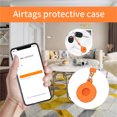 thumbnail image 4 of Xingzhi Protection Case For AirTags Leather Protective Sleeve Anti-scratch Cover For Air Tags LocatorTracker Accessorie Orange 1Set, 4 of 6