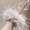 Pink, variant on Fluffy Faux Fur Feather Scrunchies, Soft Large Hair Scrunchy Hair Ties for Women Girls