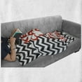 thumbnail image 6 of Marine Soft Flannel Fleece Blanket, Pop Culture Phrase with Keep Calm I am the Captain Message with Chevrons, Cozy Plush for Indoor and Outdoor Use, 70" x 90", Coral Grey and White, by Ambesonne, 6 of 6