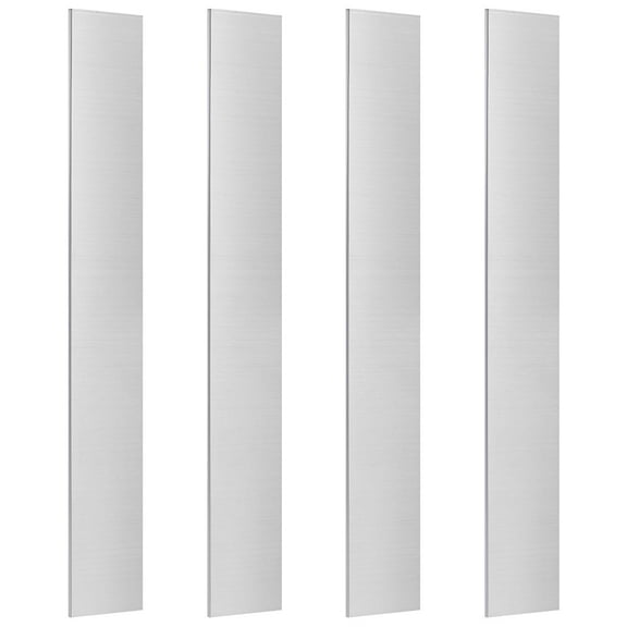 Aluminum Flat Bar 1.5 Inch Wide Square Aluminum Bar 11.8 Inch Long Aluminum Bar Stock 3mm Thick 6061 Rectangle Aluminum Stock for Crafting lndustry Machining Cutting Welding 4pcs