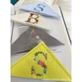 thumbnail image 2 of Marcador de bordado de letras con personalidad, marcador de esquina de fieltro con letras de flores, estilo de esquina versátil, buen Material, 2 of 2