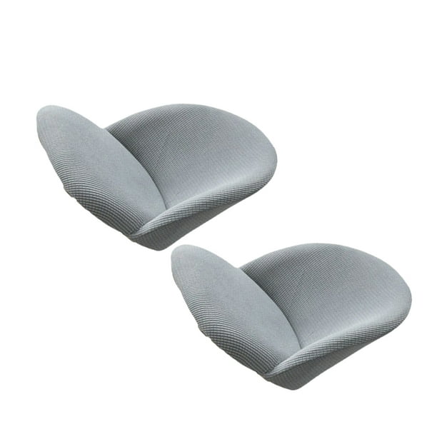 Funda de silla Cateissary 2x elástica de ajuste universal para bodas y ocasiones especiales Antideslizante y Duradera Gris plateado