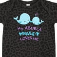 thumbnail image 4 of Inktastic My Abuela Whale-y Loves Me Boys or Girls Baby Bodysuit, 4 of 5