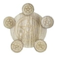 thumbnail image 1 of Bandeja Soporte 2 en 1 Bandejas Pentagram Wooden para Brujería Tarot Suministros Verde, 1 of 9