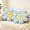 Blue Grid, variant on HonorHut 2 Pcs Smile Face Flower Pillows 15.7" Daisy Flower Pillow Decorative Flower Seat Cushion for Bedroom Living Room Sofa Decor Pink Grid
