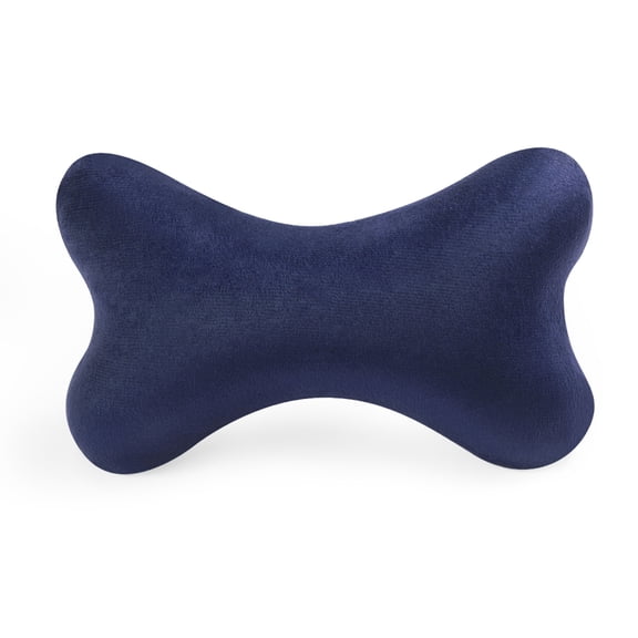 Memory Foam Car Neck Pillow, Bone-Shaped Travel Headrest Cushion for Car Seat Support