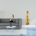 thumbnail image 2 of Adorno de mesa con forma de nota musical y dorado, de resina creativa. Ideal para escritorio, chimenea, oficina o como regalo de inauguración, 2 of 8