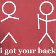 thumbnail image 3 of CafePress - I Got Your Back T Shirt - Mens Comfort Colors Shirt, 3 of 5