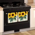 thumbnail image 2 of 2 Pcs Funny Kitchen Towels,Sunflowers on Vintage Paper Microfiber Dish Towels,Kitchen Tea Towels,Kitchen Towel Set (18" X 26"), 2 of 3