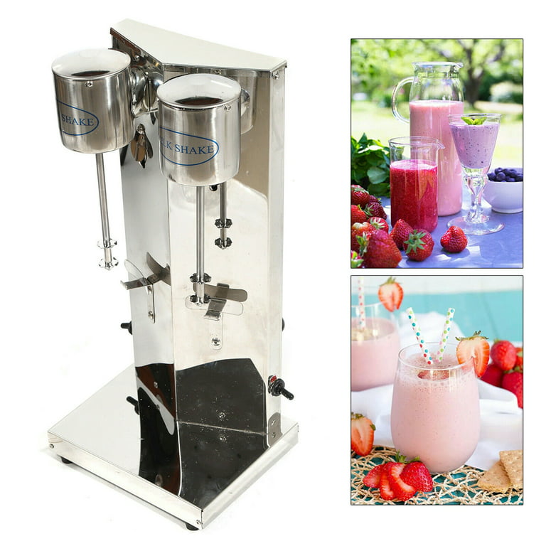 Electric Milk shake Maker Household/Commercial Stainless Steel Milkshake  Maker Machine Soda Soft Ice Cream Maker Blender Drink Mixer Blender Machine