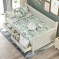 thumbnail image 2 of [US IN STOCK] Modern and Rustic Casual Style Daybed, Cream White(New), 2 of 9