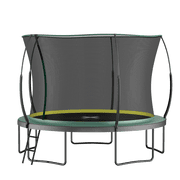 Mini Trampoline, YC 12FT Springfree no Gap Trampoline- Green, Dark Green Trampoline For Kids,Steel Fitness Trampoline, Fitness & Sports Fitness Trampolines