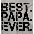 thumbnail image 2 of Best Papa Ever Worlds Greatest Dad Men's Crewneck Sweatshirt Brisco Brands L, 2 of 5