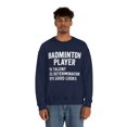 thumbnail image 4 of Badminton Sweatshirt, Gifts, Sweater Shirt, 4 of 9