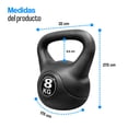 thumbnail image 2 of Pesa Rusa Plástica Tayga 8 kg color Negro, 2 of 5