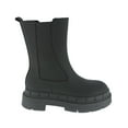 thumbnail image 4 of 【FIRE-1】Women's El Girl astic Platform side zipper Chunky High Ankle Fashion Comfy Boots Footwear Shoe Walking Shoes Comfort Casual Pu Knee Arch, 4 of 9