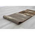 thumbnail image 5 of Handcraft Rugs - Chocolate/Beige/Gold/Abstract Contemporary Modern Design Brushed Colors Area Rug, 5 of 9