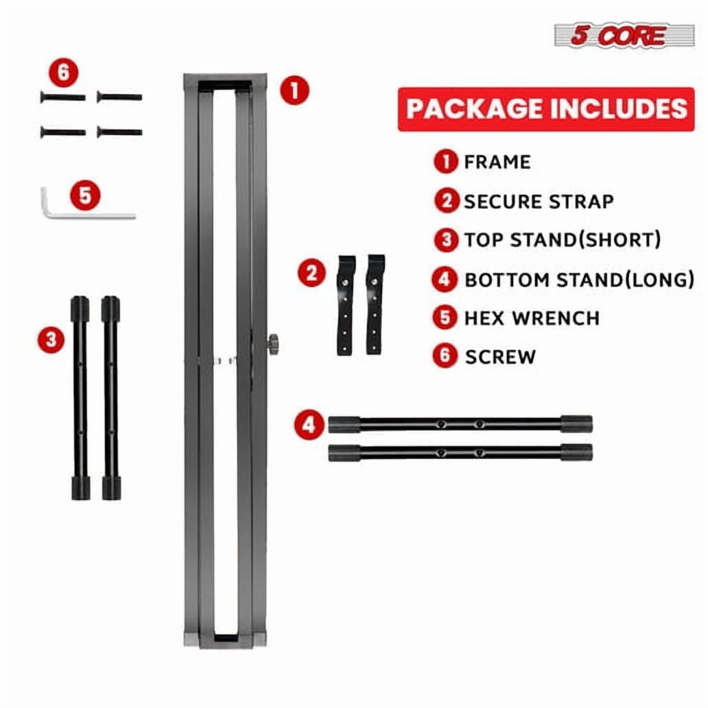 Piano Keyboard Stand Double X Style Heavy Duty Adjustable Digital Electric Piano Riser Durable & Sturdy Music Synthesizer Holder Stands For 61 76 88 Keys w Secure Locking Strap - KS 2X