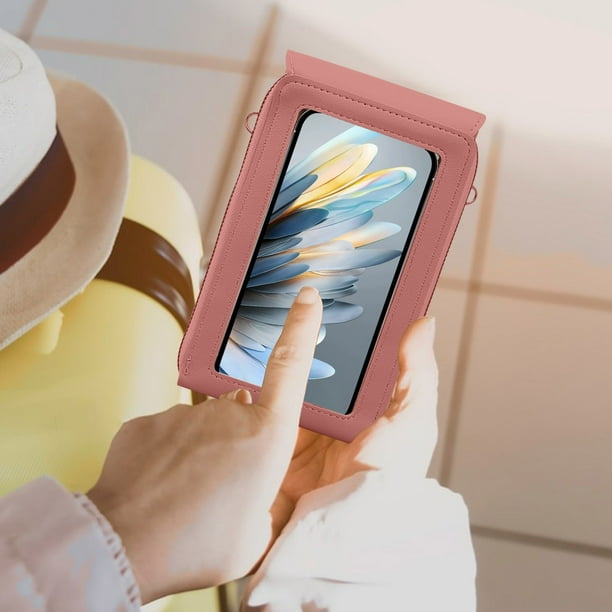 Bolsas para Mujeres Se Oponen Al Robo Bolsa de Teléfono de Cuero Bolsa Linda para Llevar Teléfonos Móviles Bolsa de Llave de Moda Bolsas Pequeñas para Mujeres