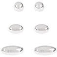 thumbnail image 1 of FootFitter Metal Spot Stretching Plug Set, Replacement or Extra Bunion Plugs, 6 Pack!, Silver (6 Total Plugs), 1 of 4