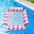 thumbnail image 6 of Float Lounge Chair Cushion Water Hammock for Swimming Pool Relaxing Vocation Pink, 6 of 8