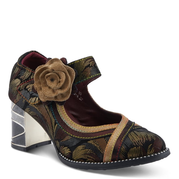 L`Artiste Beverlyhills Women's Mary Jane with Adjustable Fit and Artful Design