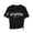 Black, variant on Womens Summer Tops T Shirts Short Sleeve Letter Print Crew Neck Mother's Day Tees
