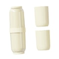 thumbnail image 3 of Portacepillos de dientes, Estuche de viaje para cepillos de dientes con tapa, Contenedor para cepillos de dientes, 4 piezas amarillas, 3 of 9