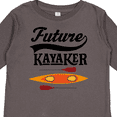 thumbnail image 4 of Inktastic Kayaking Future Kayaker Gift Boys or Girls Long Sleeve Toddler T-Shirt, 4 of 5