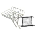 thumbnail image 2 of S SERENABLE Bicycle Cargo Rack Easy Installation Accessories Bicycle Basket for Dahon D7 Silver, 2 of 8