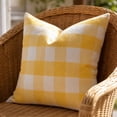 thumbnail image 7 of TACILIP Home Decor, 1PC Yellow Striped Solid Throw Pillow Cover Plaid Decorative Cushion Cover For Sofa Couch Bedroom Home Decor, Womens Gifts, 7 of 7