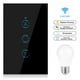 thumbnail image 2 of Interruptor de temporizador táctil inteligente LED Nikou con control remoto de atenuación wifi negro 90-250 V, 2 of 15