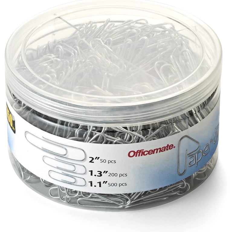 OfficeMate Paper Clips Assorted Sizes, 750 Count photo 6