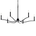 thumbnail image 4 of 52696BK Kichler Lighting Malene - 6 Light Chandelier-22.25 Inches Tall and 42 Inches Wide-Black Finish, 4 of 7