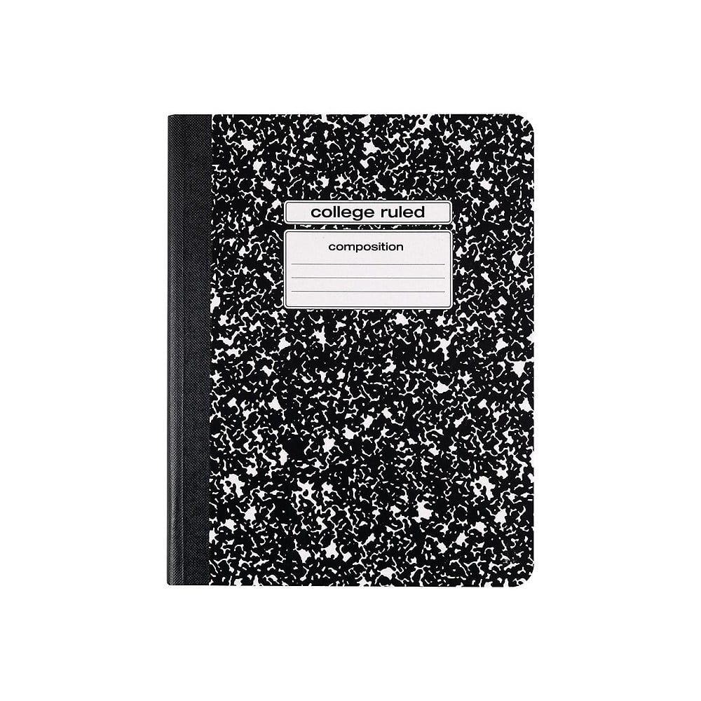7.5" x 9.75" 100 Sheets College Ruled Details about   Pack of 5 Composition Notebooks 