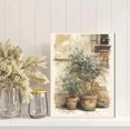thumbnail image 2 of UXIEQU Mediterranean Potted Olive Trees Canvas Wall Art Print 15.75x11.81 Inches, 2 of 8