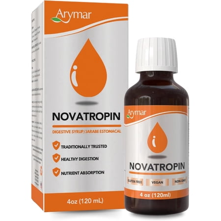 Arymar Novatropin Syrup, 4 fl oz – Herbal Digestive Support
