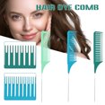 thumbnail image 2 of CAROOTU 3 Sizes Strand Comb Hair Dye Tinting Brushes Professional Anti-Static Hairdressing Comb Teeth, 2 of 6