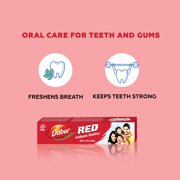 Dabur Red Herbal Toothpaste, Oral Care, Strong Teeth - 7.05 oz (200 grams)