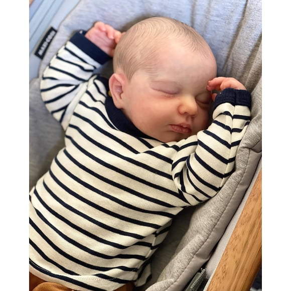 Muñeca Reborn Ardol 19, realista, de vinilo para bebé de cuerpo completo