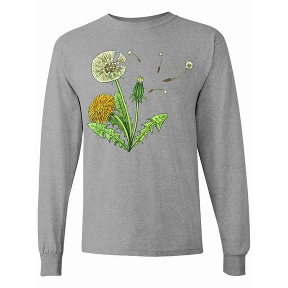Inktastic Dandelions Flowers Long Sleeve T-Shirt