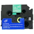 thumbnail image 2 of LM Tapes - Premium 3/8" White Print on Green Label (9mm 0.35 Laminated) Compatible with TZe-725 Tape and includes free Tape Color/Size Guide for easy reordering., 2 of 2