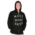 thumbnail image 3 of Funny Single Guy Bachelor Dating Zip Hoodie Sweatshirt Men Brisco Brands L, 3 of 6