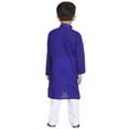 thumbnail image 3 of Chandrakala Kids 100% Cotton Kurta Pyjama Set for Boys Indian Traditional Party Wear Bollywood Style Wedding Dress, Yellow (KK101YEL2), 3 of 3