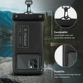 thumbnail image 4 of Pelican Marine Waterproof Floating Phone Pouch (Regular Size) - Stealth Black, 4 of 8