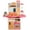 Pink, variant on 36 inch Kids Play Kitchen Set – Large Pretend Kitchen Toy with Working Sink, Cooking Sounds, Menu Board & Accessory Set – Imaginative Play Cooking Set for Boys & Girls