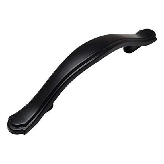 25 Pack 8816FB Flat Black Cabinet Hardware Handle Pull - 3" (76mm) Hole Centers