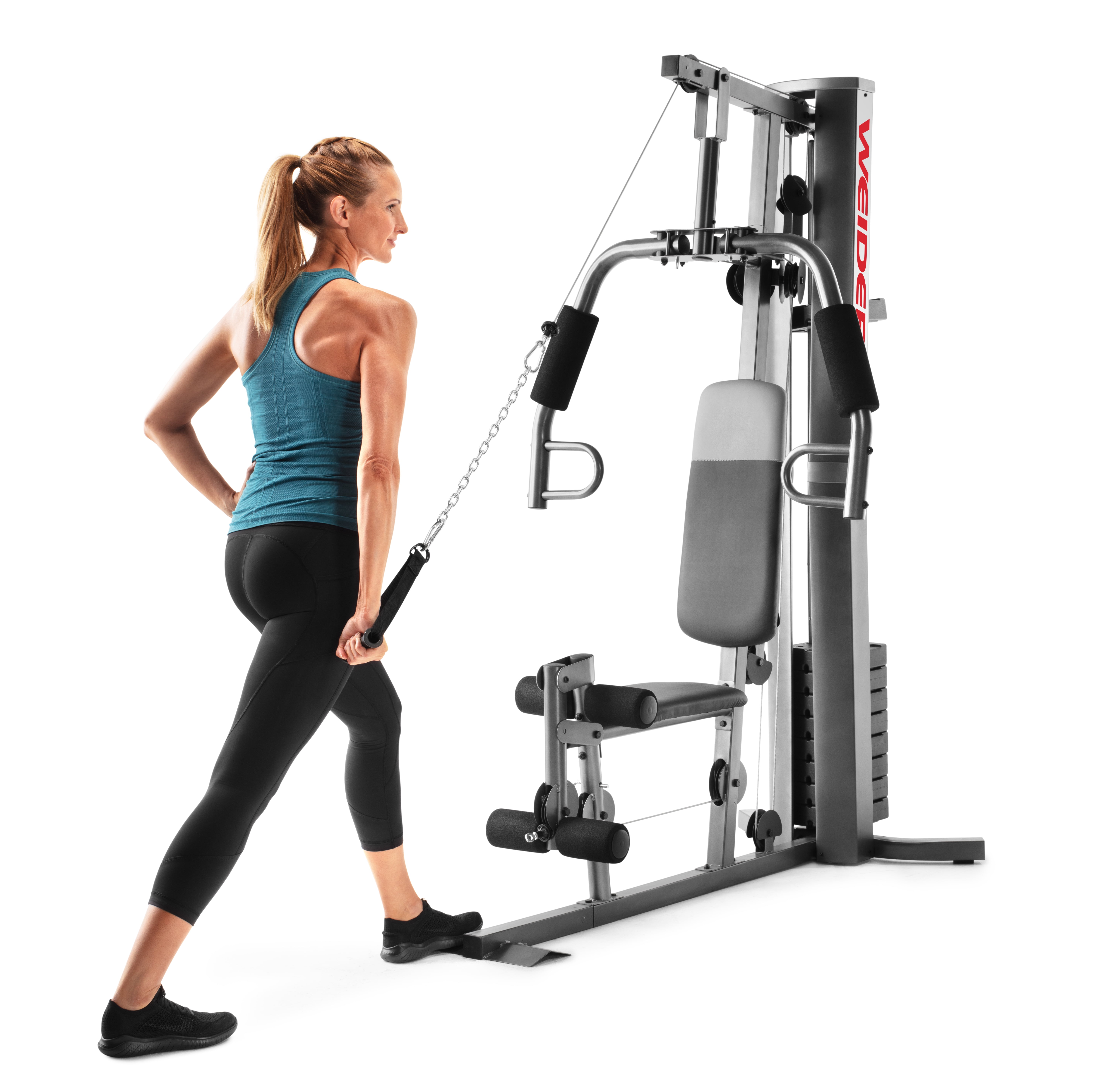 NEW Weider Home Gym Weighted Exercise System Machine for