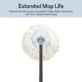 thumbnail image 4 of Casabella Spin Mop Refill, White, 4 of 6